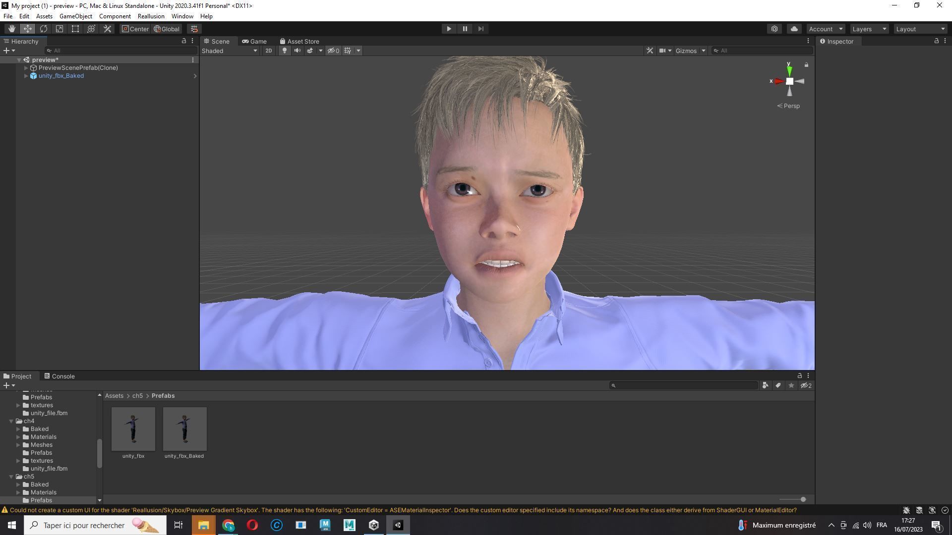Joe-Realistic Asian Boy Low-poly 3D model_25