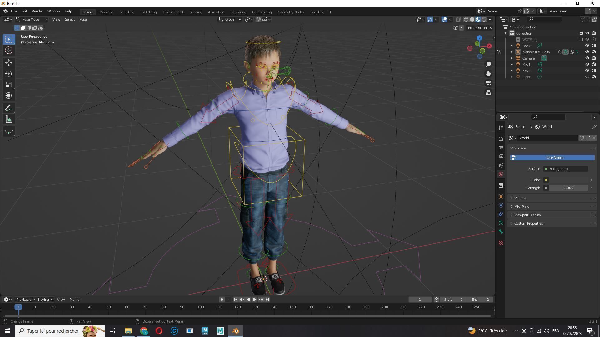 Joe-Realistic Asian Boy Low-poly 3D model_12