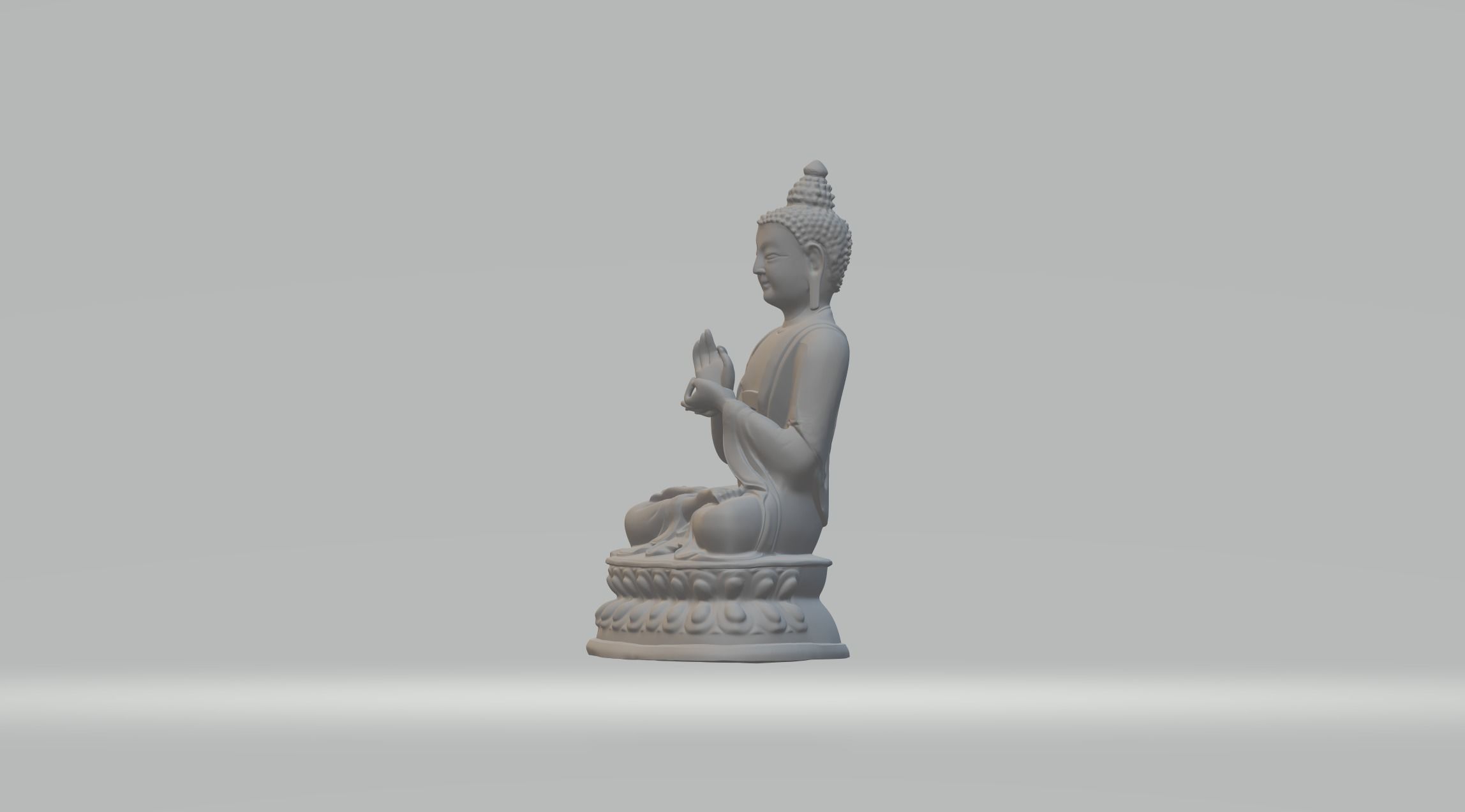 Buddha Statue  3D print model_1