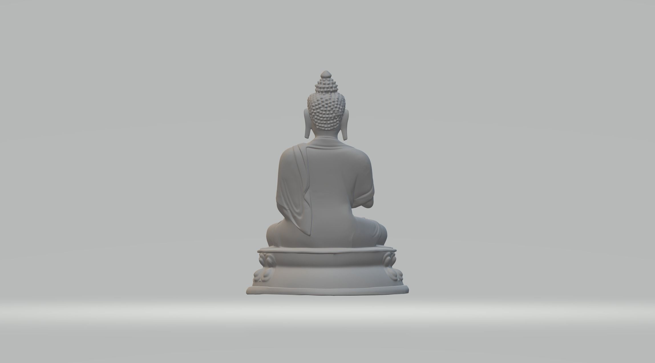 Buddha Statue  3D print model_2