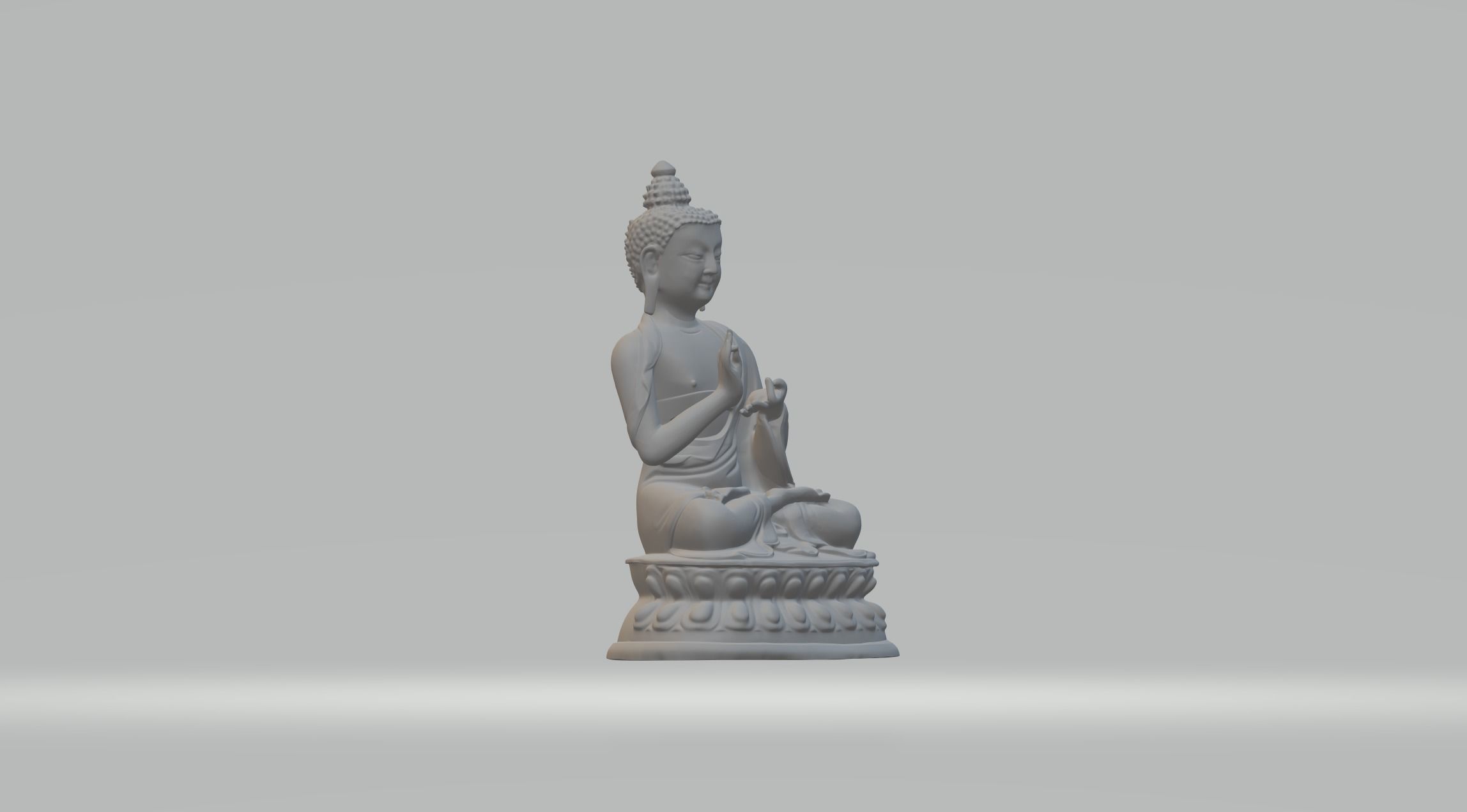 Buddha Statue  3D print model_3