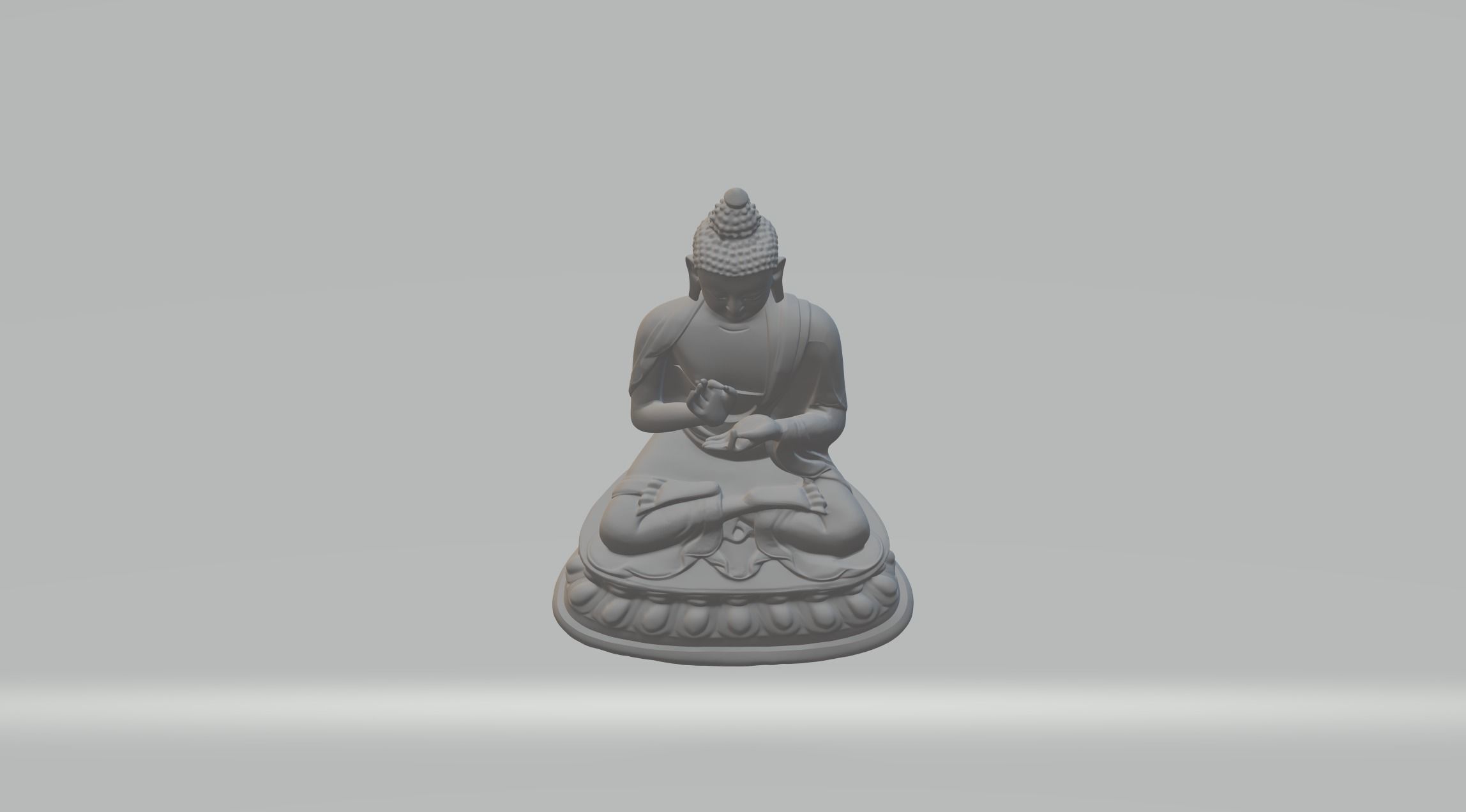 Buddha Statue  3D print model_4