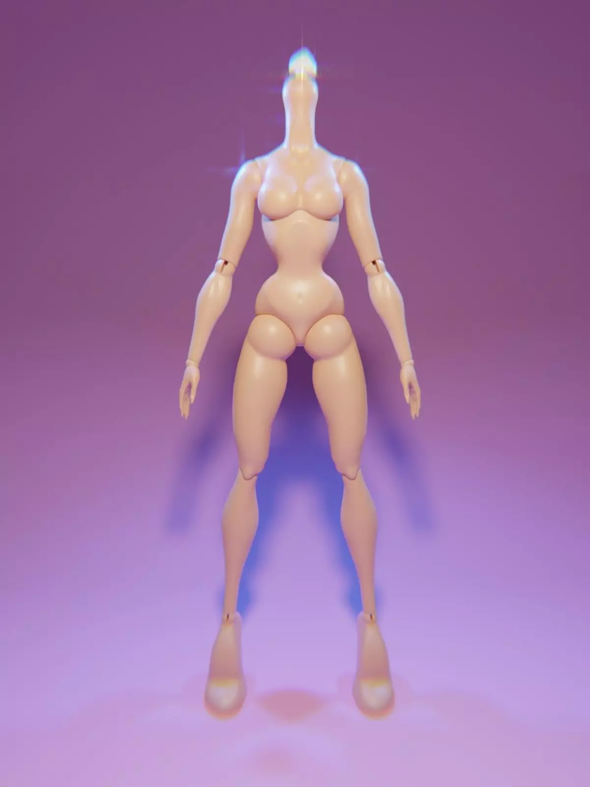 BRATZ INSPIRED FEMALE BODY 3D print model_0