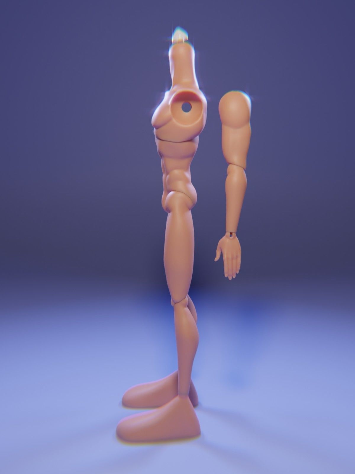 BRATZ INSPIRED MALE BODY 3D print model_3