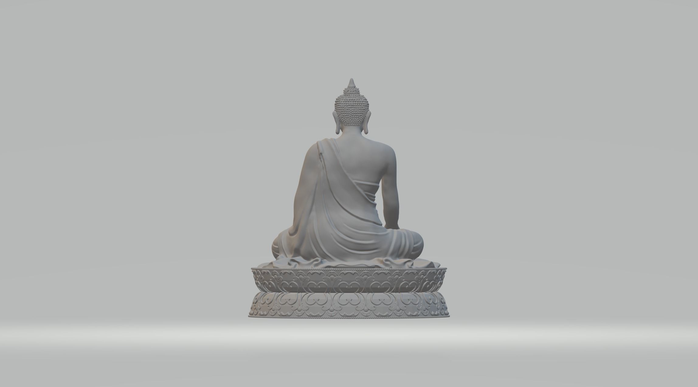 Buddha Statue 3D print model_2