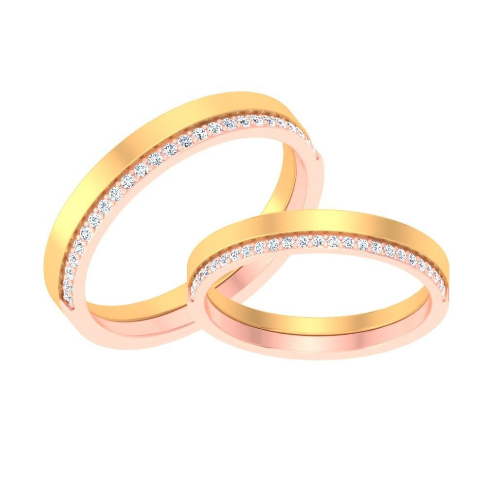 53 ring set 3D print model_44