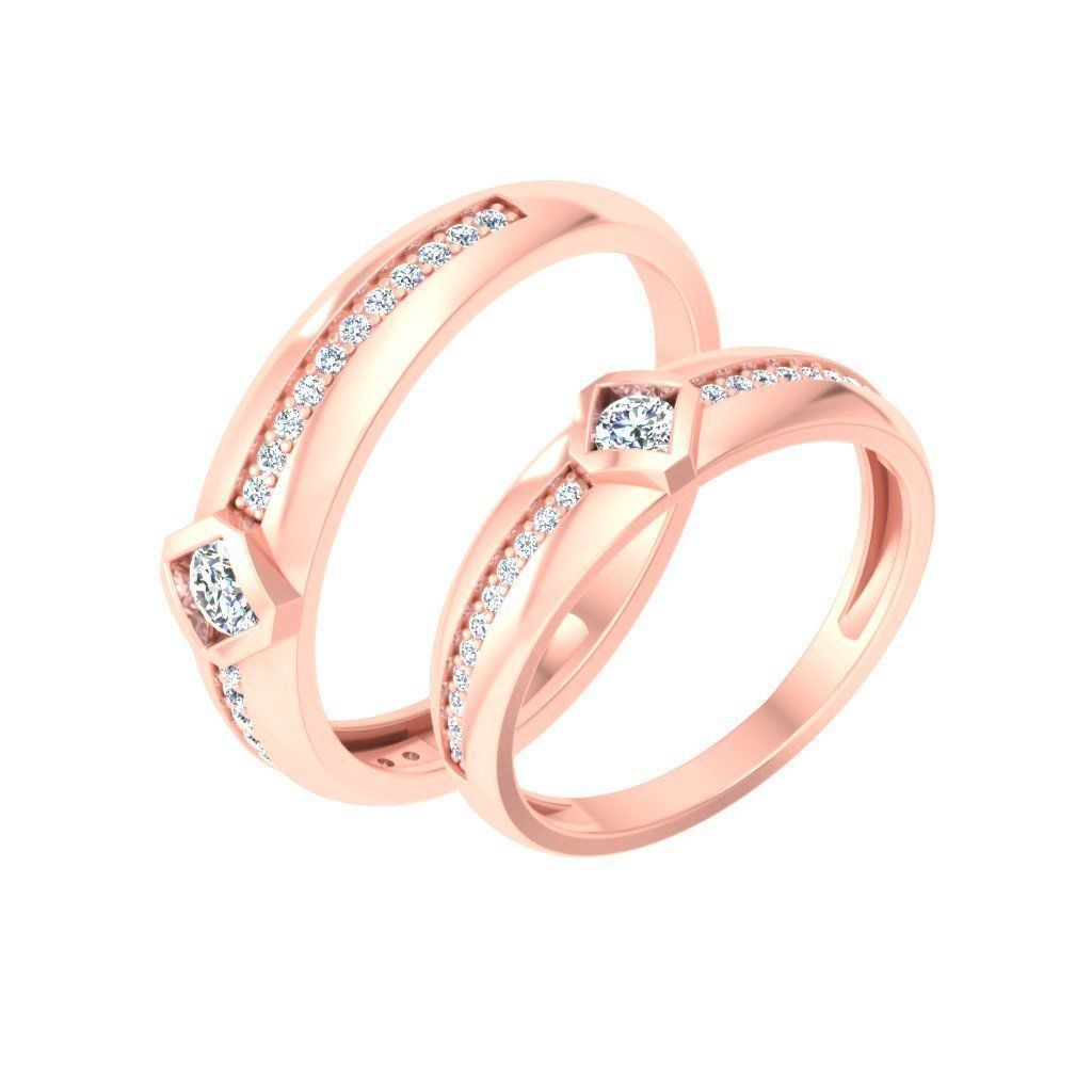 53 ring set 3D print model_46