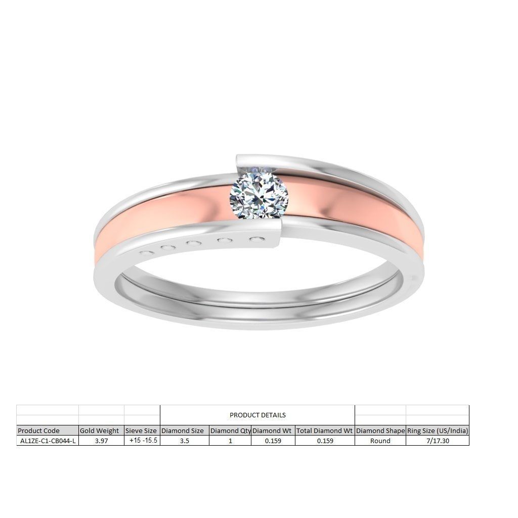 53 ring set 3D print model_144