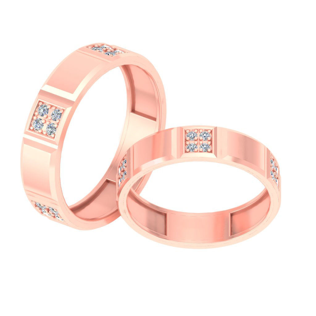 53 ring set 3D print model_60