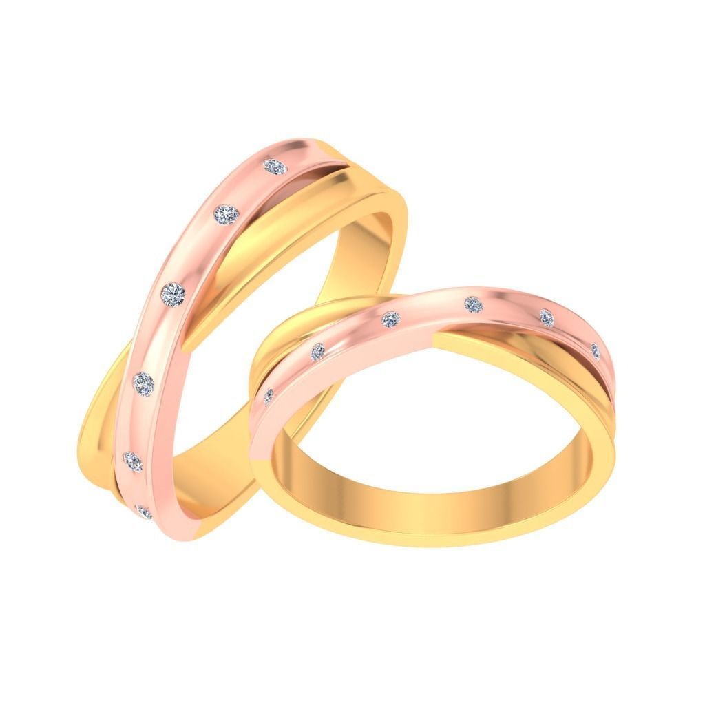 53 ring set 3D print model_48