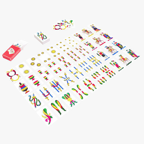 Italian Playing Cards 3D model