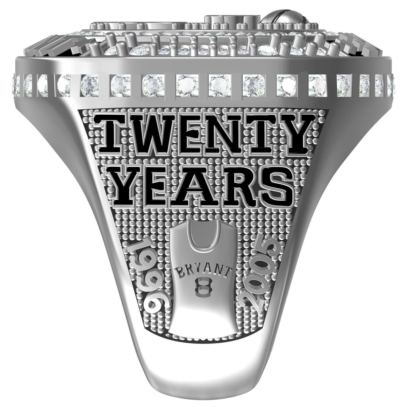 Black Mamba Lakers Championship Ring 3D print model_4