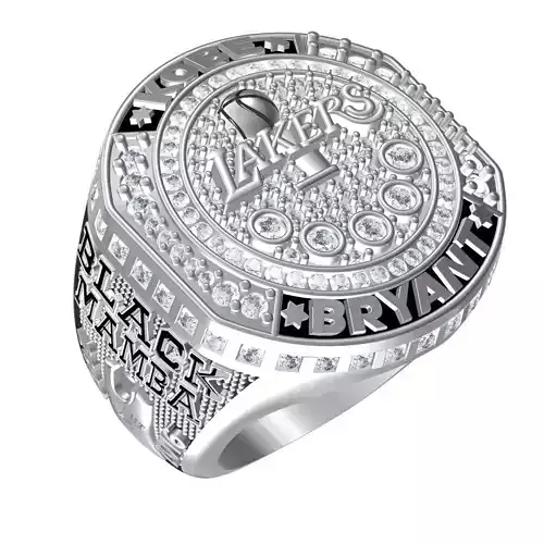 Black Mamba Lakers Championship Ring 3D print model