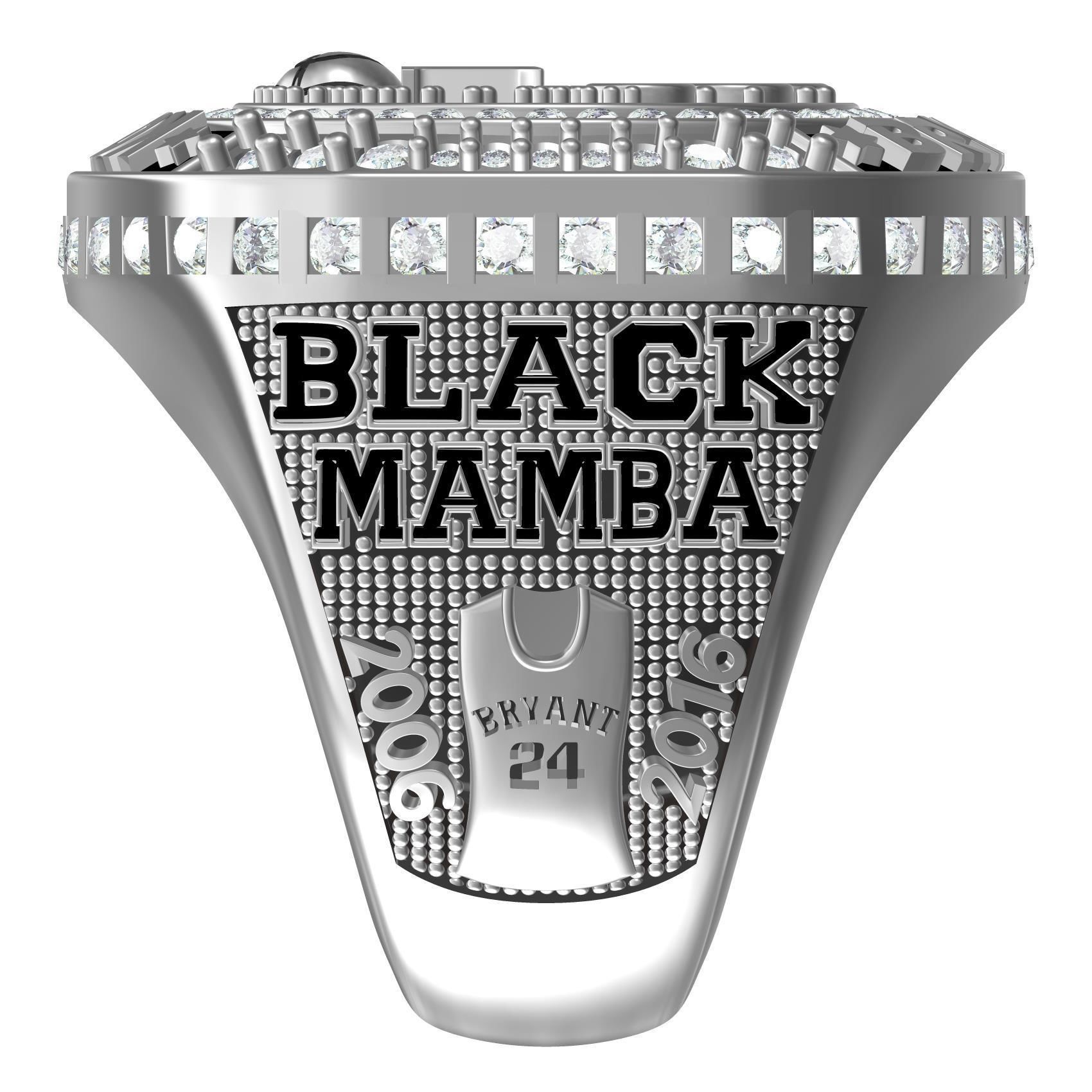 Black Mamba Lakers Championship Ring 3D print model_5