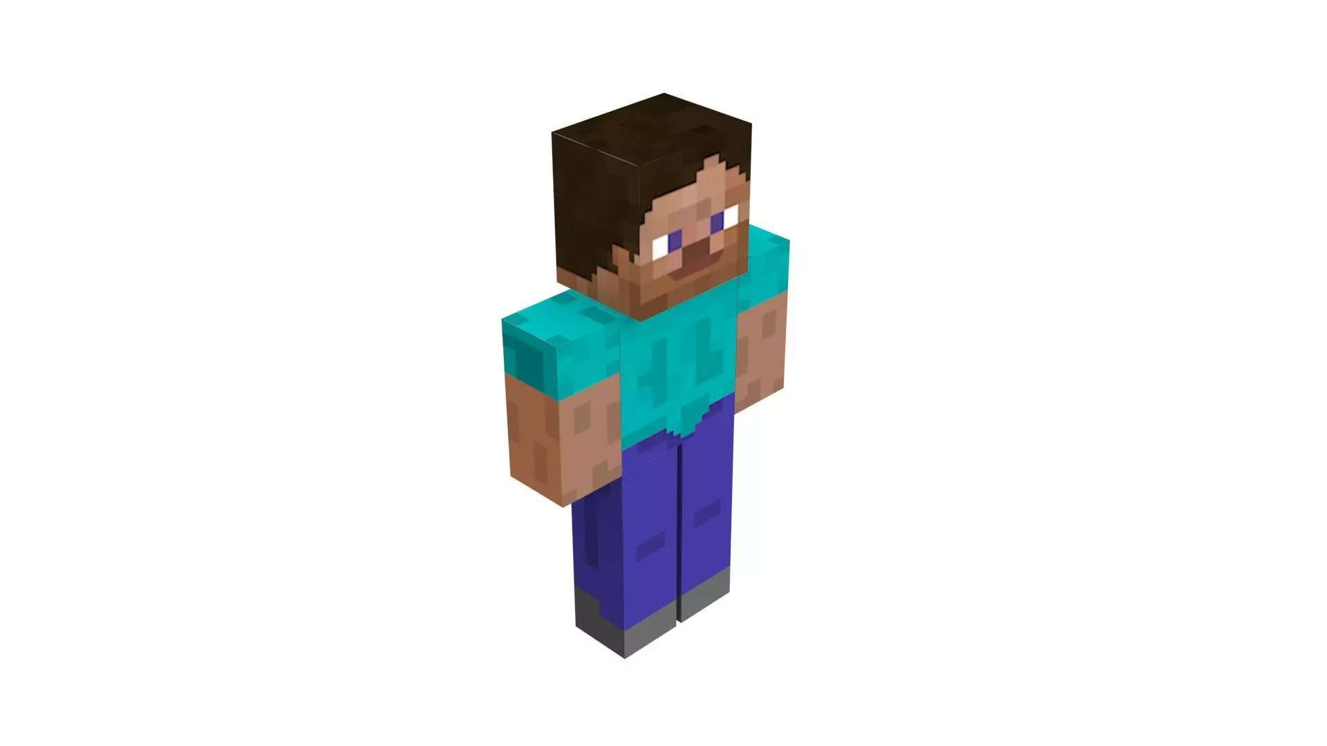 Minecraft Steve 3D model_0
