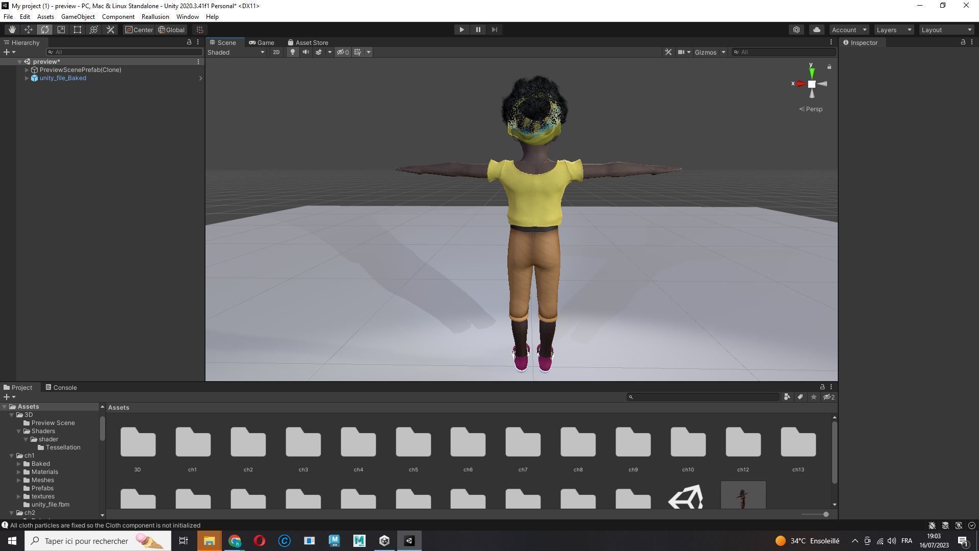 Kimani-Realistic African girl Low-poly 3D model_27