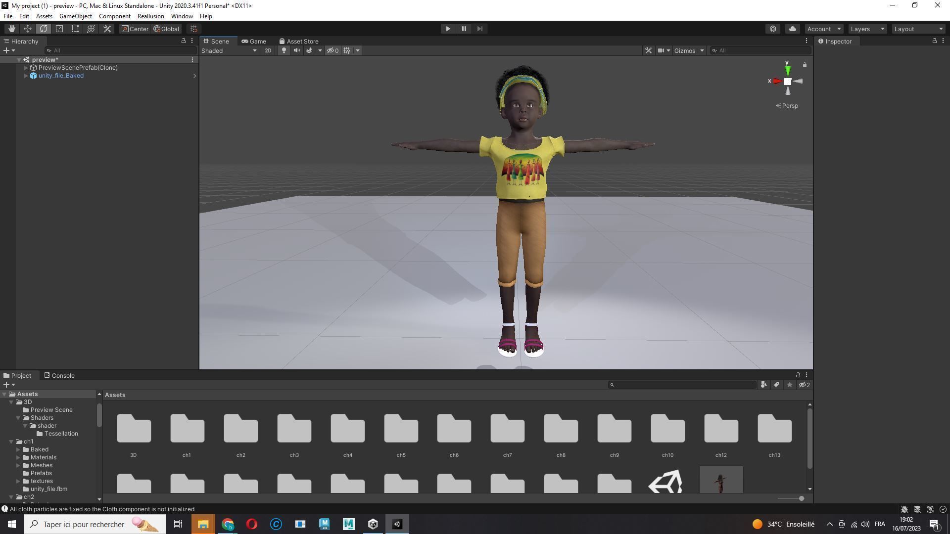Kimani-Realistic African girl Low-poly 3D model_26