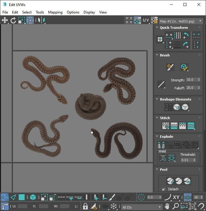 Snakes Set 3D model_41