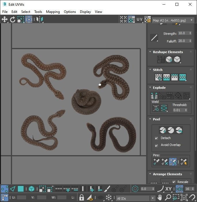 Snakes Set 3D model_34