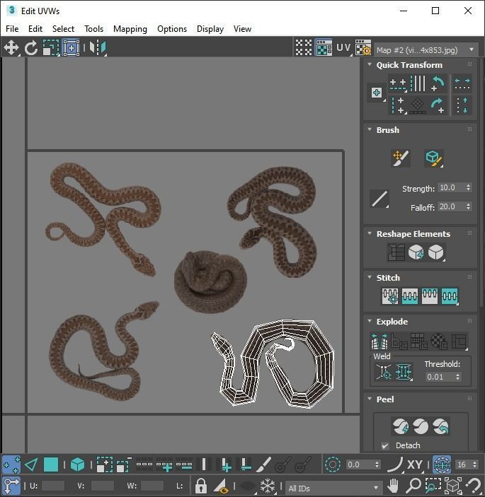 Snakes Set 3D model_42