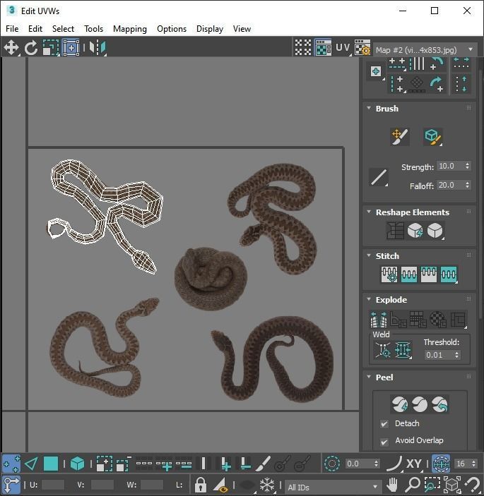 Snakes Set 3D model_36