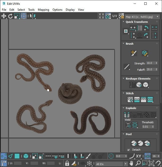 Snakes Set 3D model_32