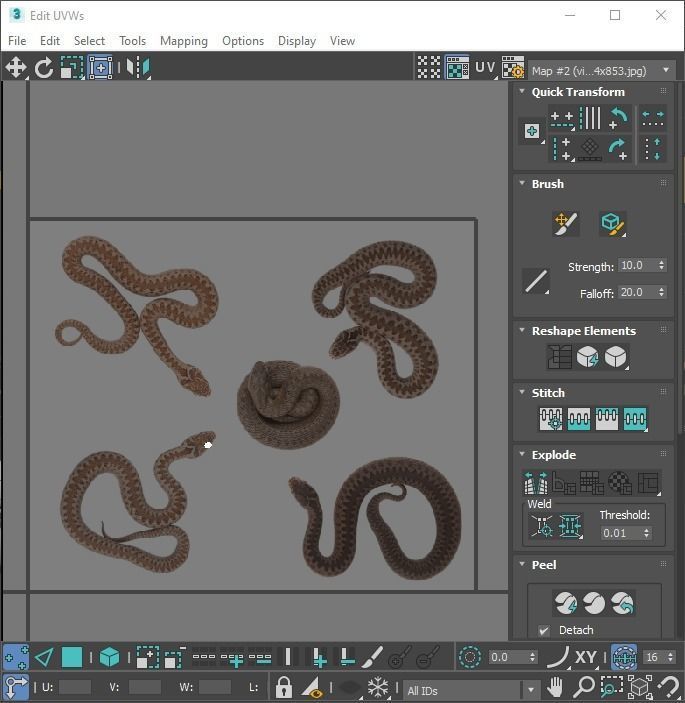 Snakes Set 3D model_39