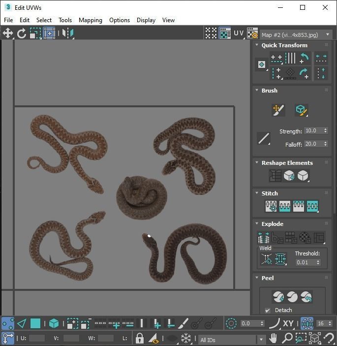 Snakes Set 3D model_43