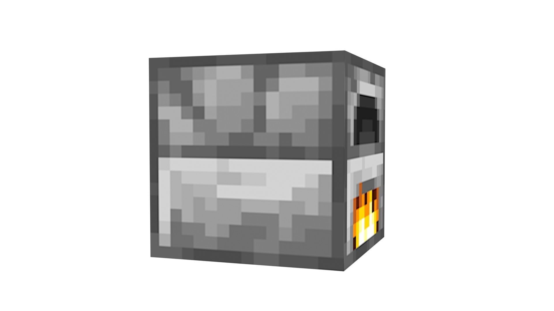 Minecraft Furnaces 3D model_7