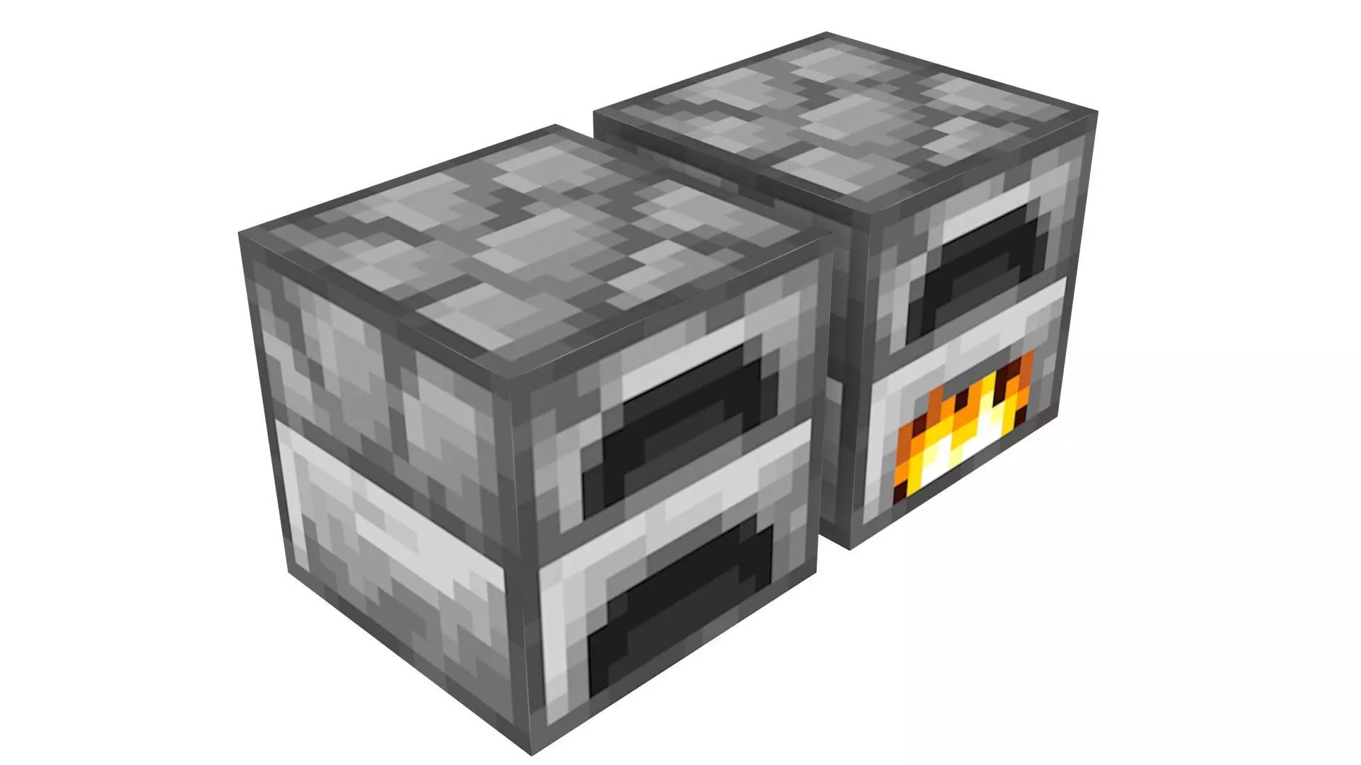 Minecraft Furnaces 3D model_0