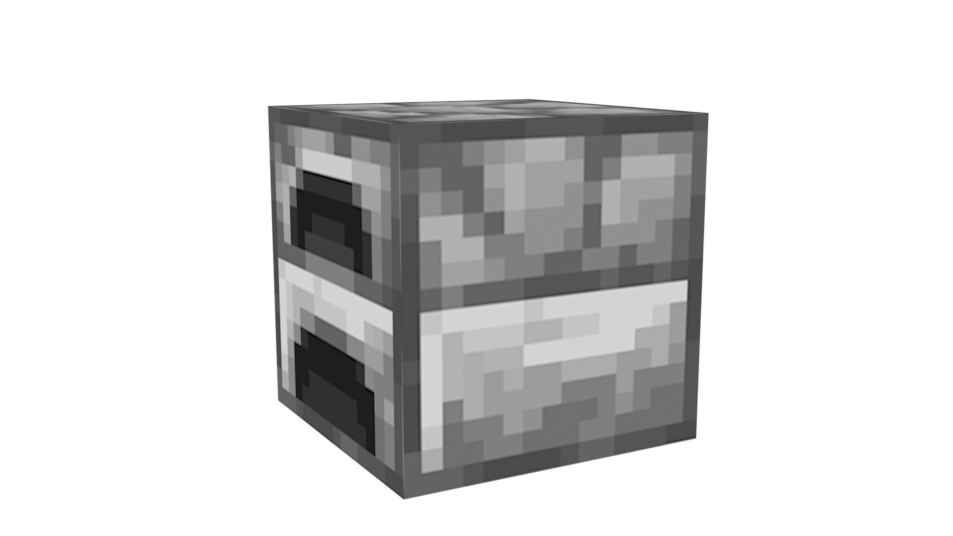 Minecraft Furnaces 3D model_6