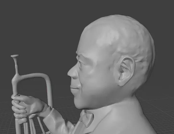 Louis Armstrong 3D print model_15
