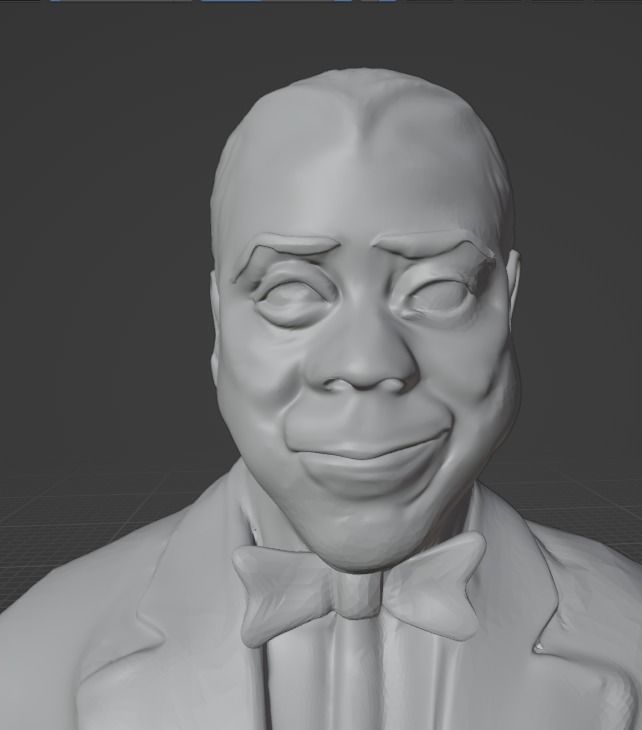 Louis Armstrong 3D print model_21