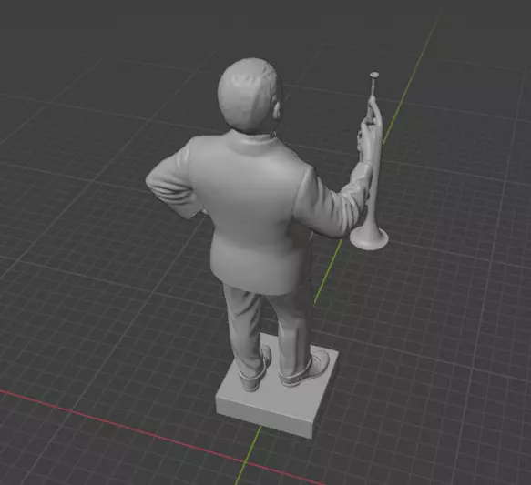 Louis Armstrong 3D print model_26