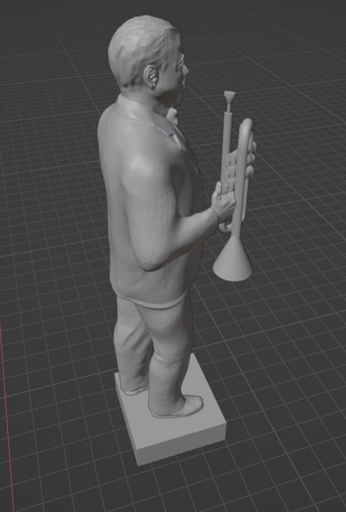 Louis Armstrong 3D print model_6