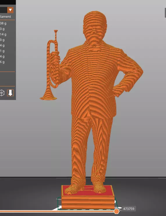 Louis Armstrong 3D print model_21