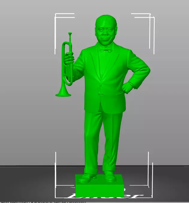 Louis Armstrong 3D print model_20
