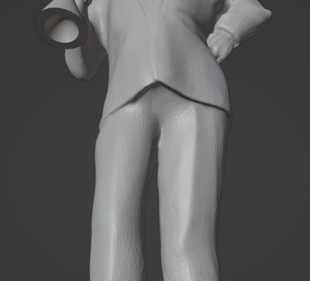 Louis Armstrong 3D print model_14