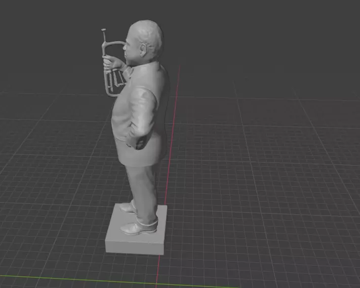 Louis Armstrong 3D print model_28