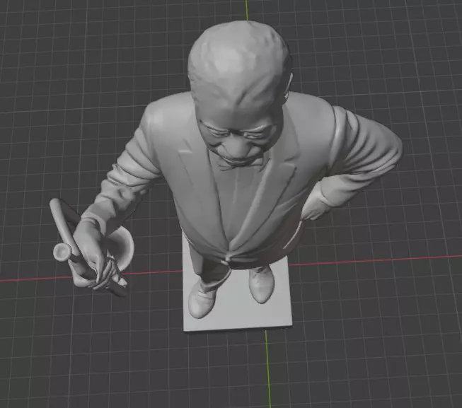Louis Armstrong 3D print model_9