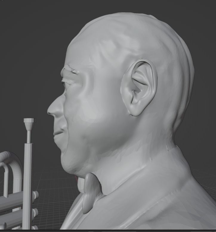 Louis Armstrong 3D print model_16