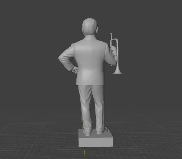 Louis Armstrong 3D print model_27