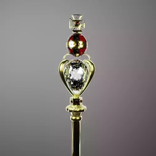 Scepter 3d model 3D model