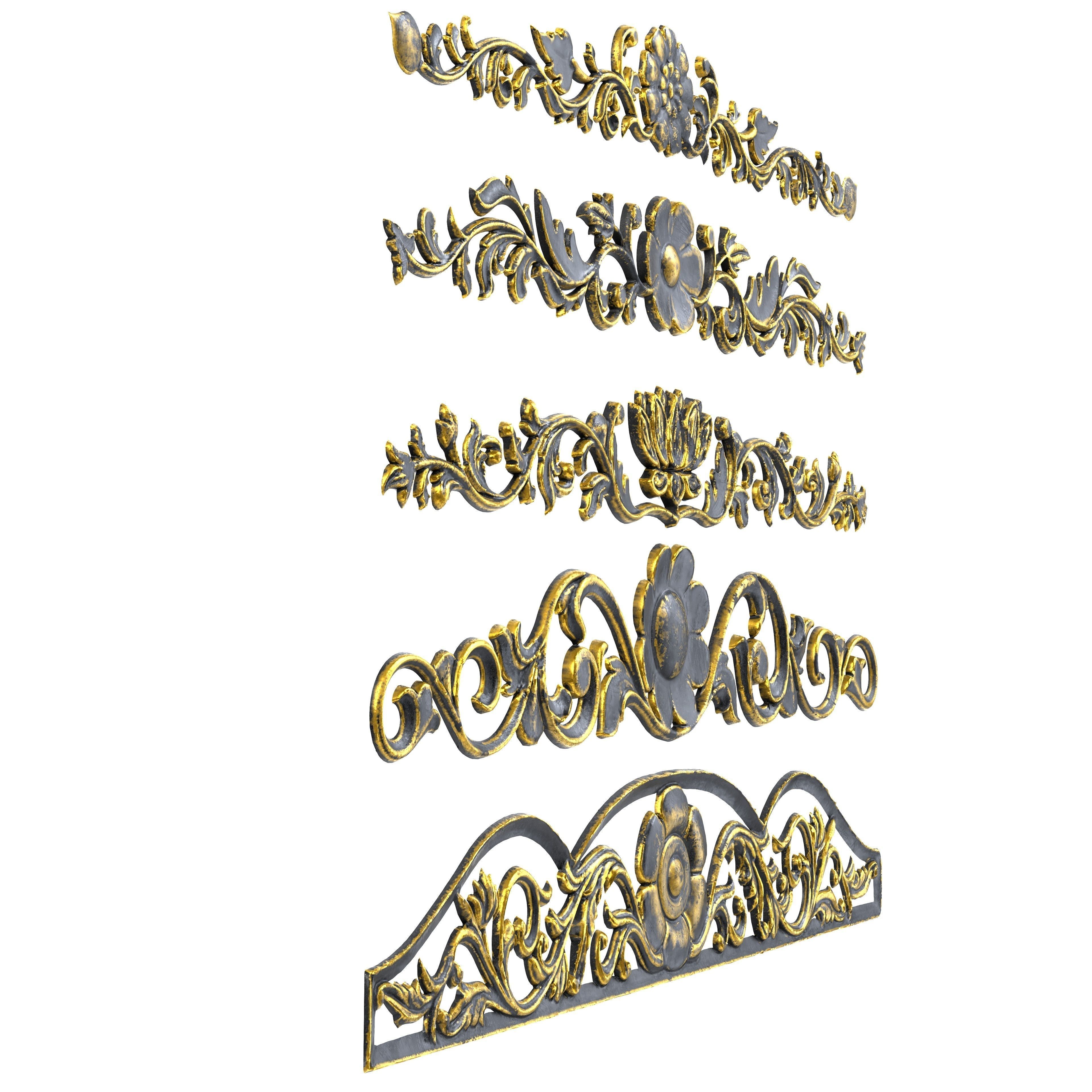 5 Low-Poly Ornament Vol 07-1 Low-poly 3D model_5