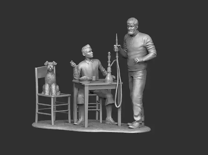 The Adventures of Tintin for 3d print STL 3D print model
