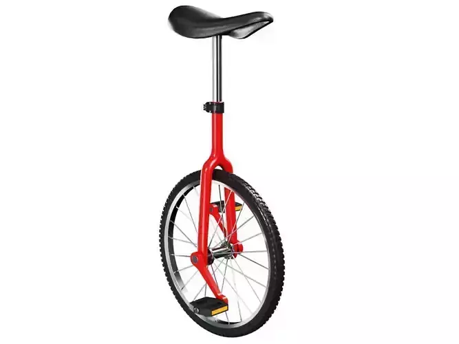 Unicycle 3D model
