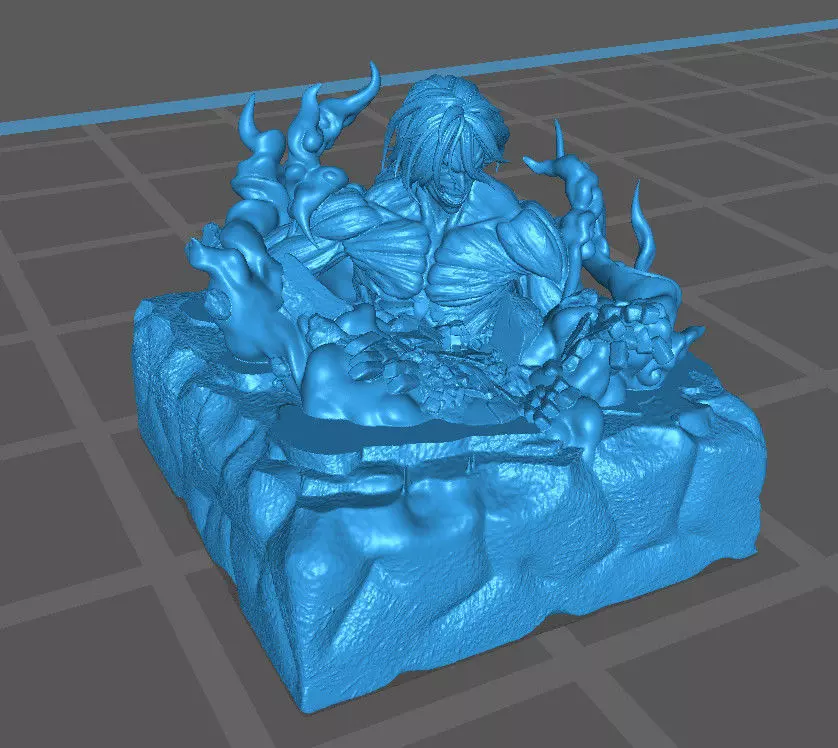 keycap resin Eren  3D model_0