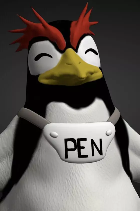 Pen-Pen Free 3D print model