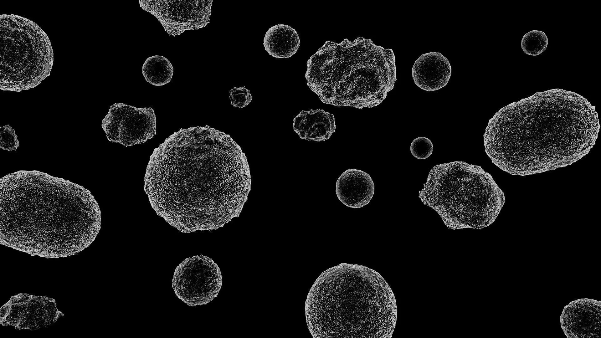 COVID 19 Virus or Dust Particle Low-poly 3D model