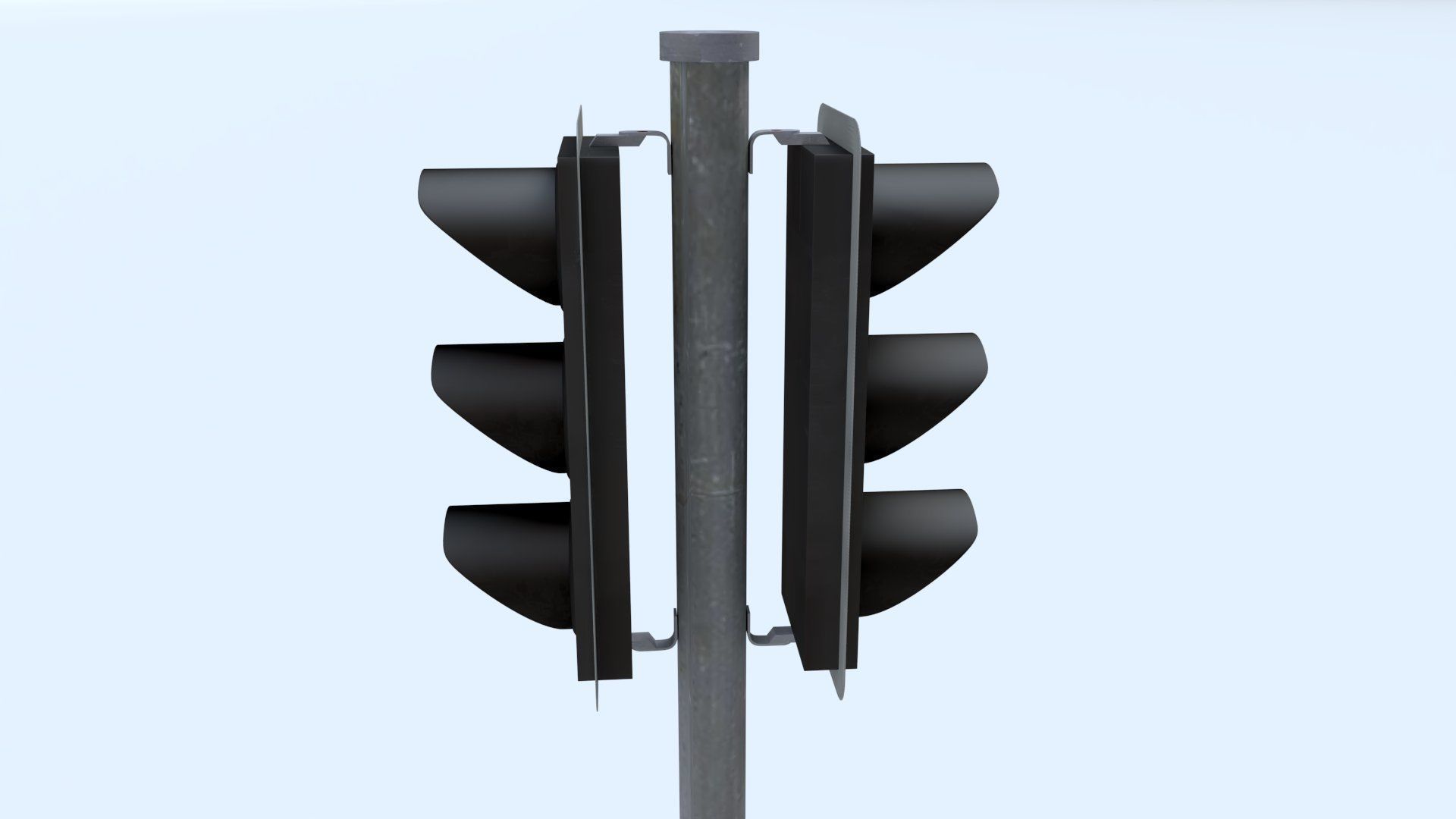 Traffic Light - UK Low-poly 3D model_5